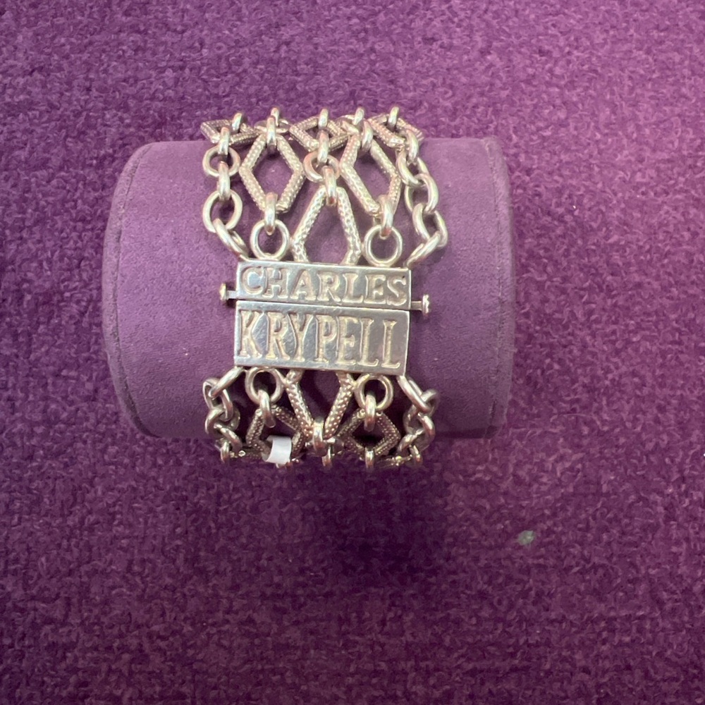 Charles Krypell SS Chain Statement Bracelet